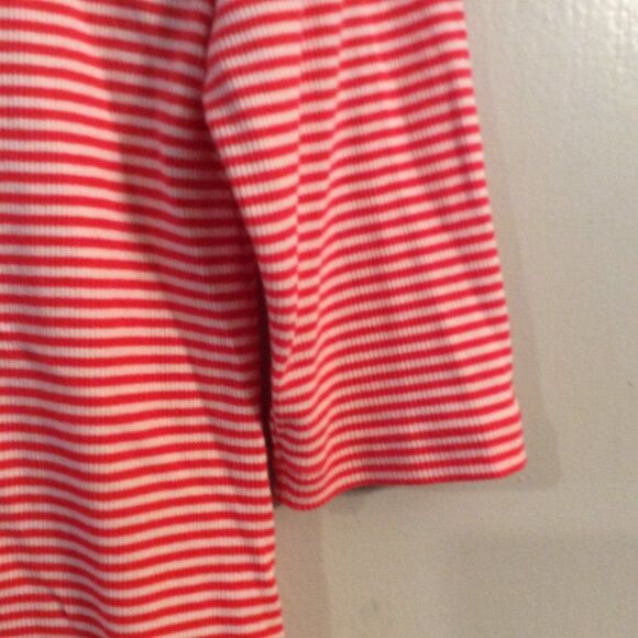 Tommy Hilfiger Large L womens stretch striped tunic top Nice - Picture 4 of 6